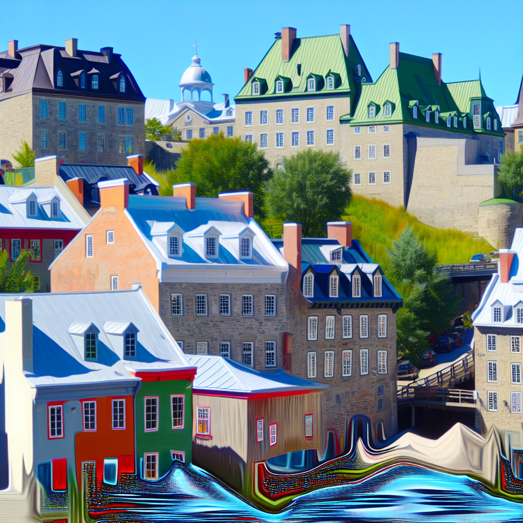 Vieux-Québec réinventé par l'IA